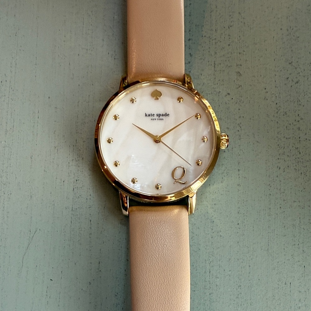 Kate Spade Gold and Tan Watch
